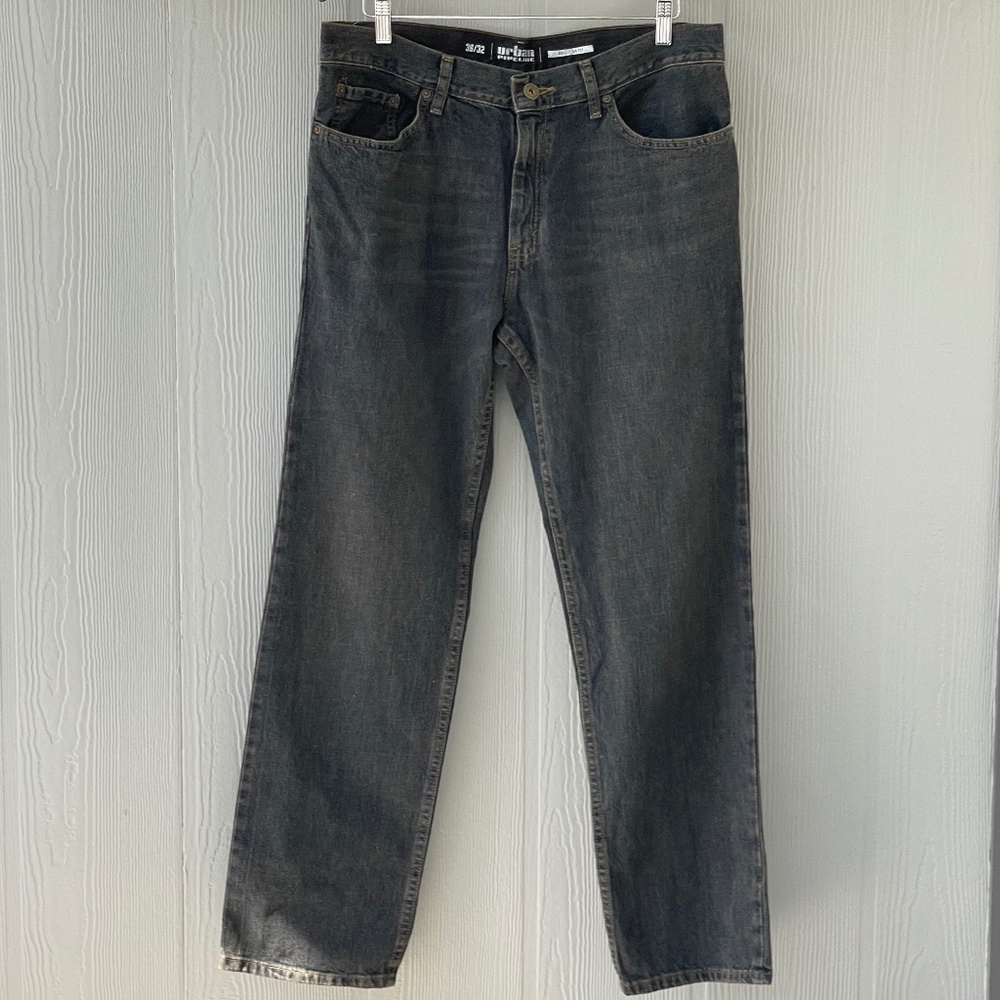 Urban Pipeline Men's Regular Fit Jeans Size 36x32 Dark Wash
